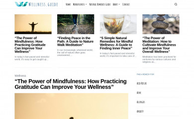 wellness.guide screenshot