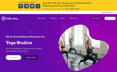 wellnessliving.com screenshot