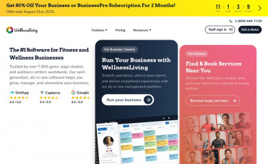 wellnessliving.com screenshot