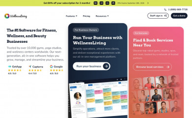 wellnessliving.com screenshot