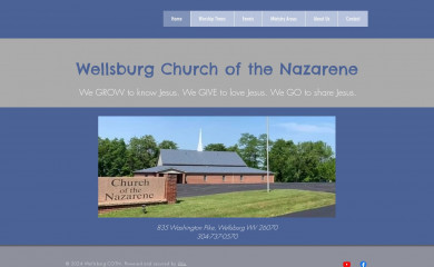 wellsburgnaz.org screenshot