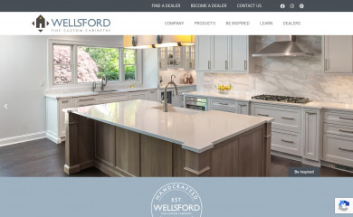 wellsfordcabinetry.com screenshot
