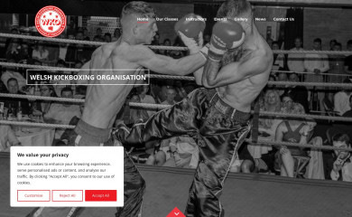welshkickboxing.co.uk screenshot