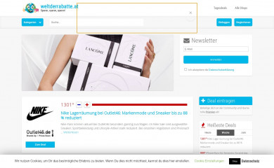 weltderrabatte.at screenshot