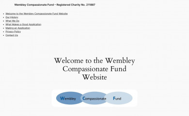 wembleycompassionatefund.co.uk screenshot