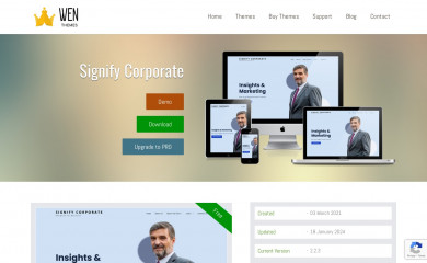 https://wenthemes.com/item/wordpress-themes/signify-corporate/ screenshot