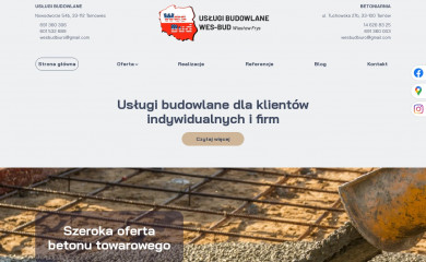 wesbud.pl screenshot
