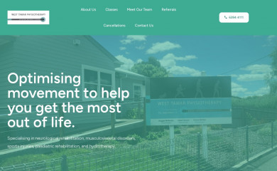 westtamarphysio.com.au screenshot