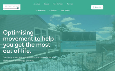westtamarphysio.com.au screenshot
