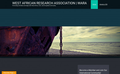 westafricanresearchassociation.org screenshot