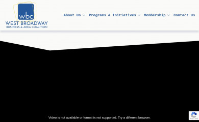 westbroadway.org screenshot