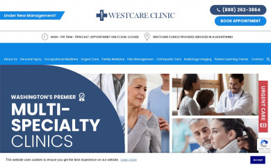 westcareclinics.com screenshot