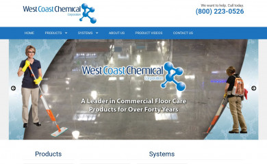 westcoastchemical.com screenshot