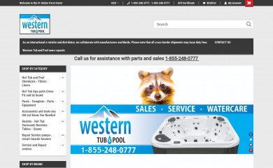 westerntubandpool.com screenshot