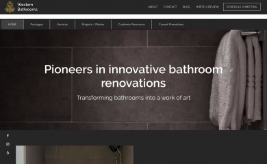 westernbathrooms.ca screenshot