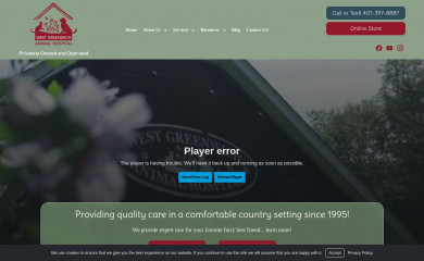 westgreenwichanimalhospital.com screenshot