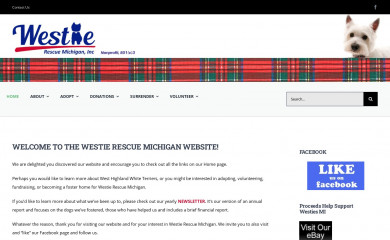 westierescue-mi.com screenshot
