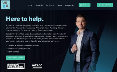 westla.com.au screenshot