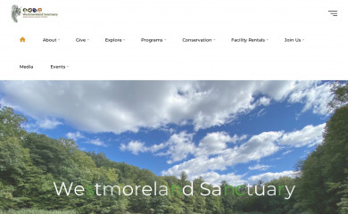 westmorelandsanctuary.org screenshot