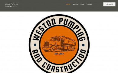 westonpumping.com screenshot