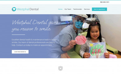 westphaldental.ca screenshot
