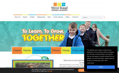 westroadprimary.co.uk screenshot