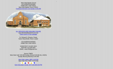 westsidebaptistchurch.info screenshot