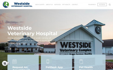 westsideveterinaryhosp.com screenshot