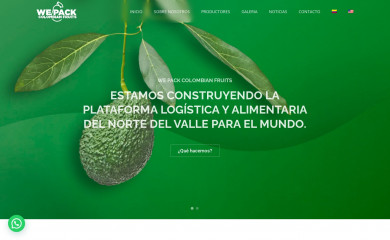 wepackcolombianfruits.com screenshot