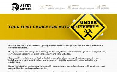werautoelectrical.com.au screenshot