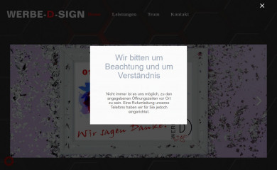 werbe-d-sign.de screenshot