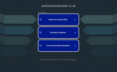 wetherbyrealestate.co.uk screenshot