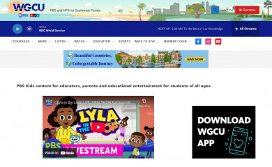 wgcukids.org screenshot