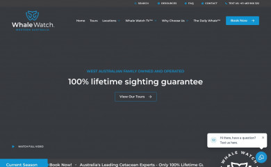 whalewatchwesternaustralia.com screenshot