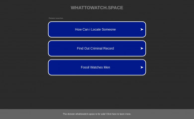 whattowatch.space screenshot