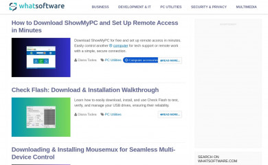 whatsoftware.com screenshot