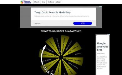 wheeldecide.com screenshot