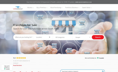 whichfranchise.co.za screenshot