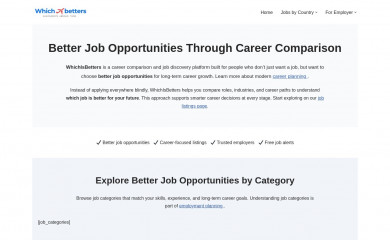 whichisbetters.com screenshot