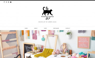 whiskerwoven.com screenshot