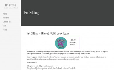 whiskersandwagspetsitters.com screenshot