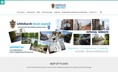 whitchurchcouncil.uk screenshot