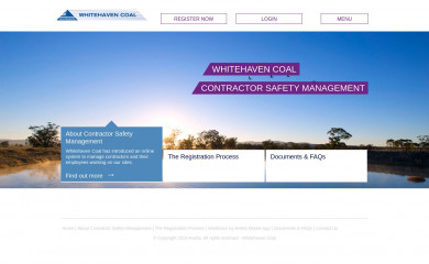 whitehavencontractors.com.au screenshot