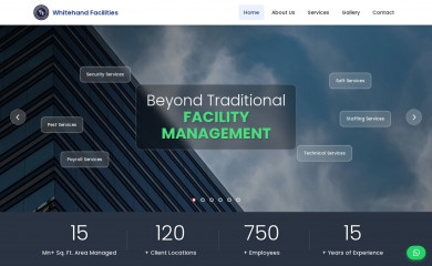whitehandfacilities.com screenshot