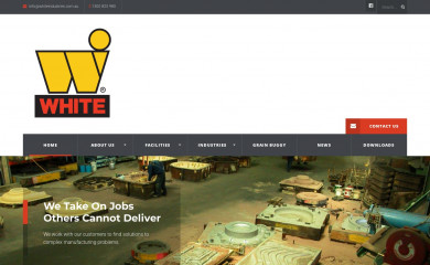 whiteindustries.com.au screenshot