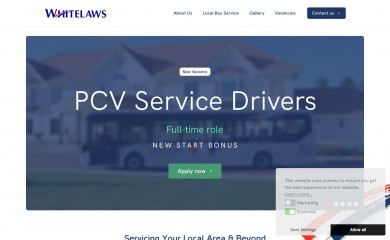 whitelaws.co.uk screenshot