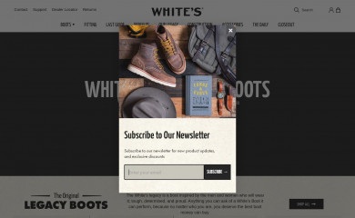 whitesboots.com screenshot