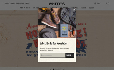 whitesboots.com screenshot