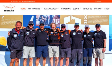 whitetipracing.com screenshot