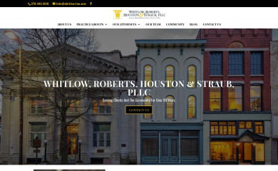whitlow-law.com screenshot
